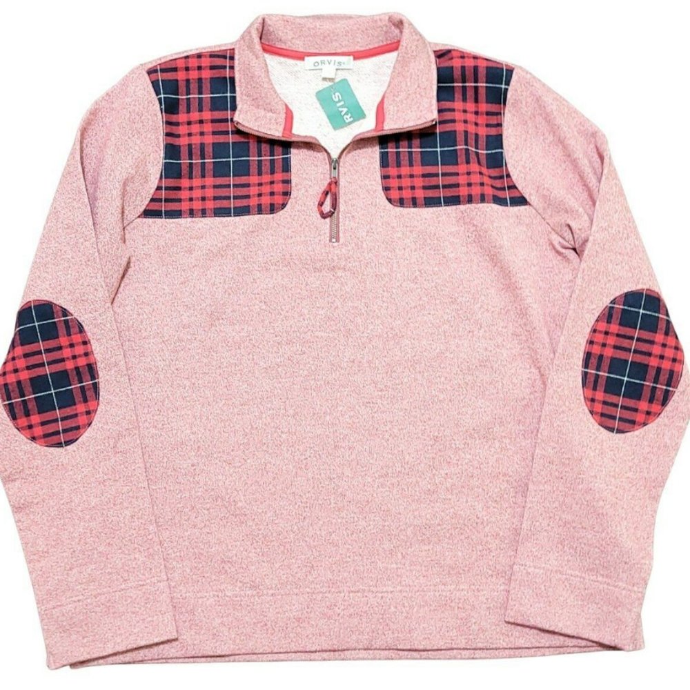 NWT Orvis Patch 1/4 Zip Sweatshirt - Womens Medium